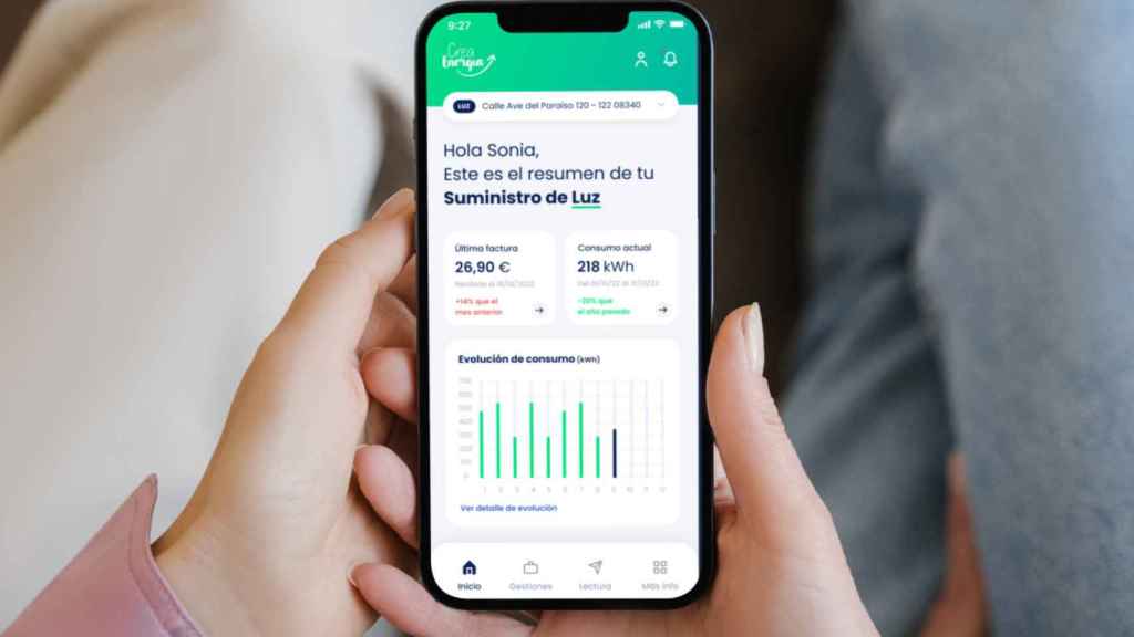 Una app móvil aporta todos los datos referente a la factura de la luz