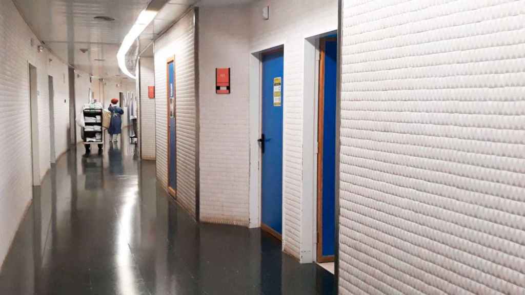 Imagen de un pasillo del Hospital Sant Jaume de Calella