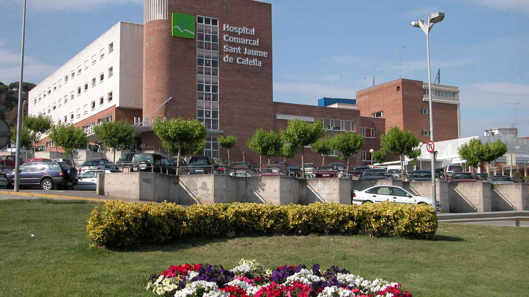 Vista de la fachada del Hospital de Calella