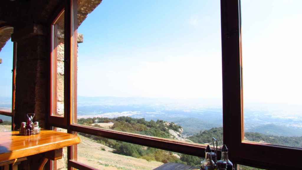 Vistas desde el restaurante La Mola