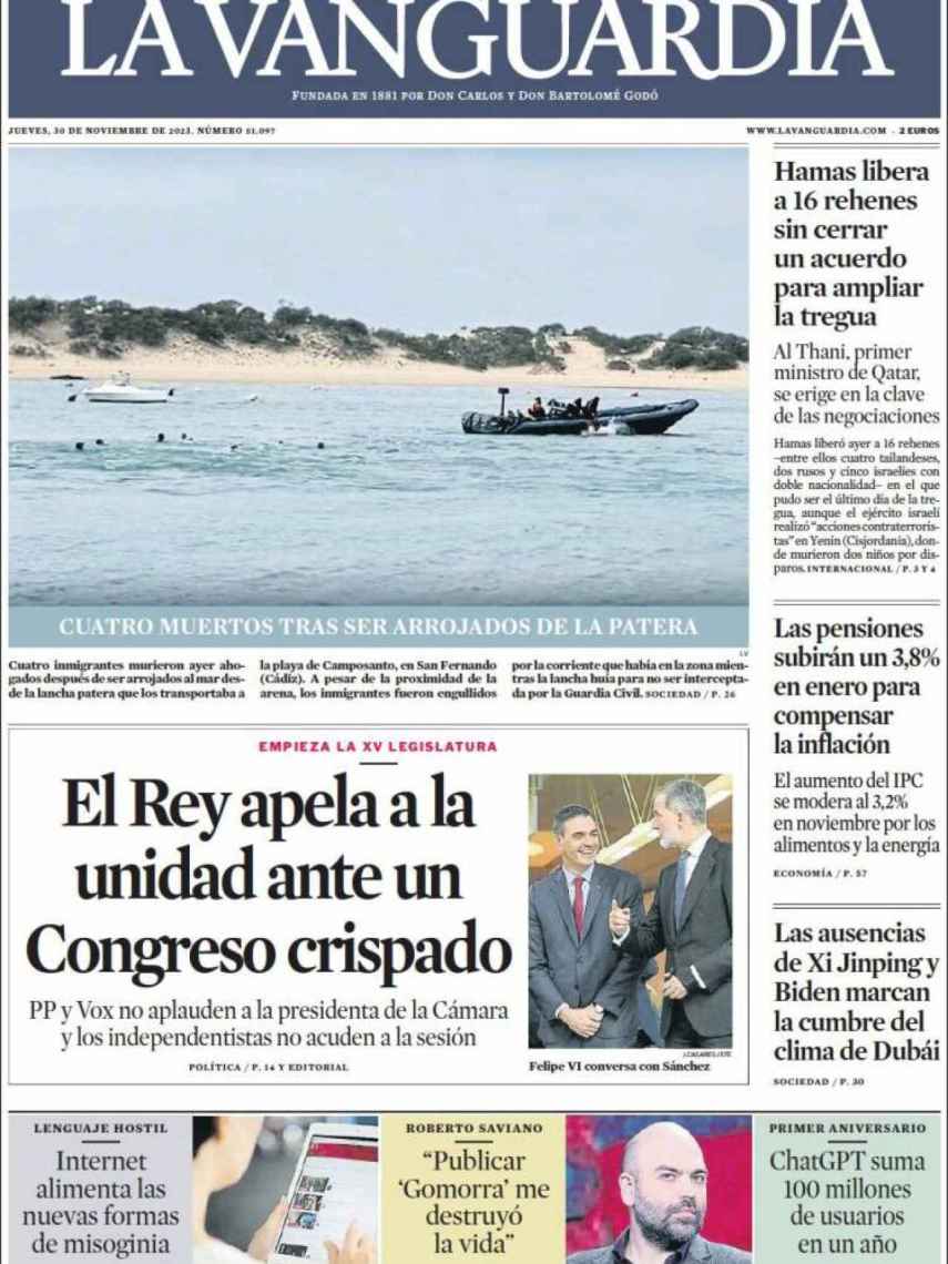 La Vanguardia 30 de noviembre