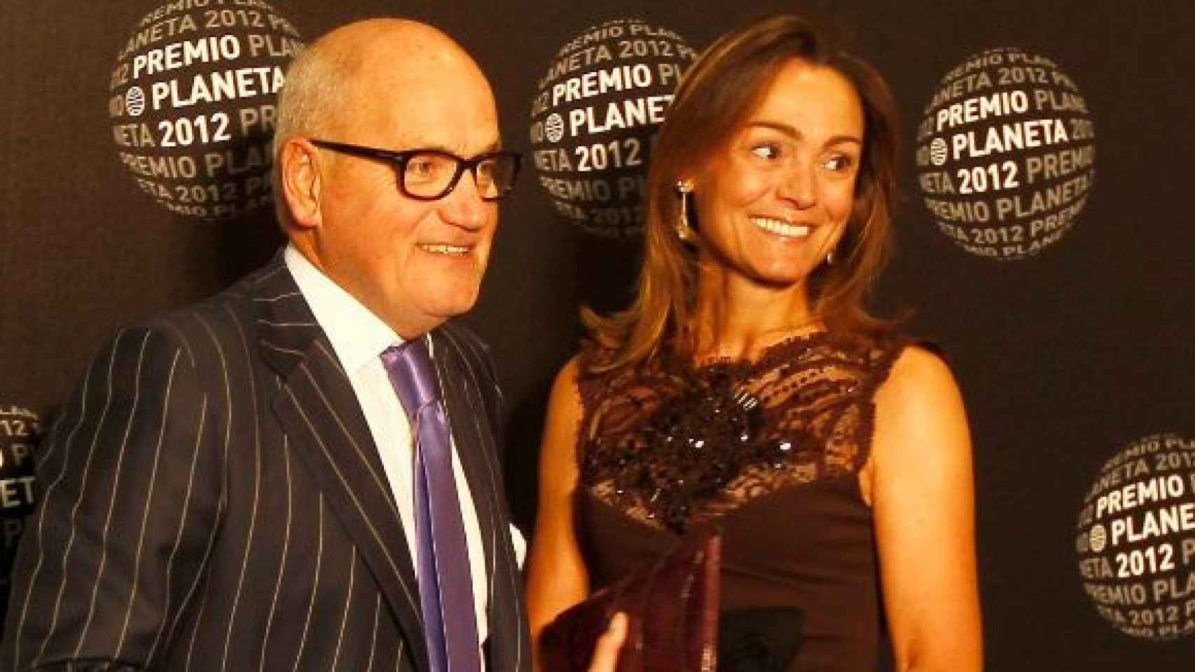 Sol Daurella junto a su marido, Carles Vilarrubí, en la entrega de los Premios Planeta de 2012