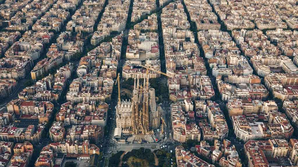 Vista aérea de Barcelona