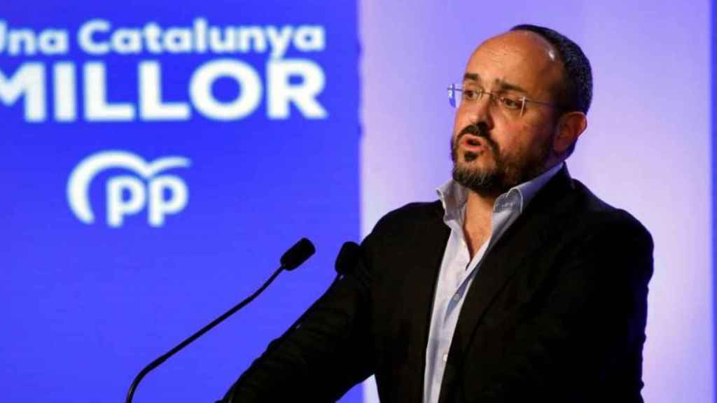 El líder del PP catalán, Alejandro Fernandez