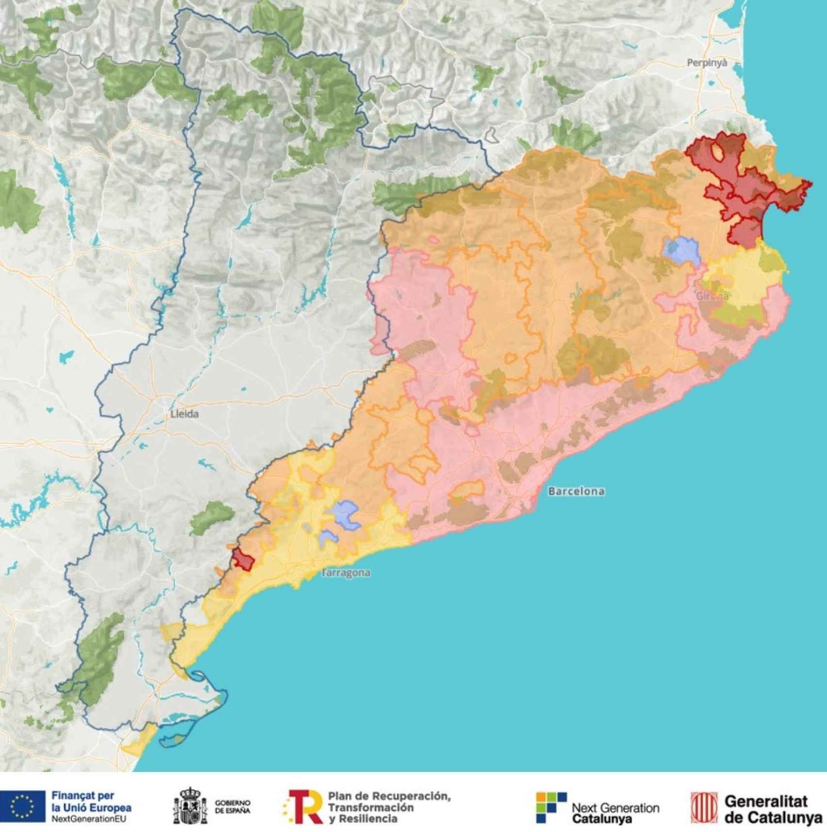 El visor de la sequía de la Agencia Catalana del Agua (ACA)