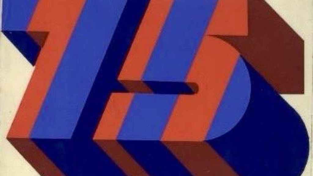 El logo del 75 aniversario del Barça