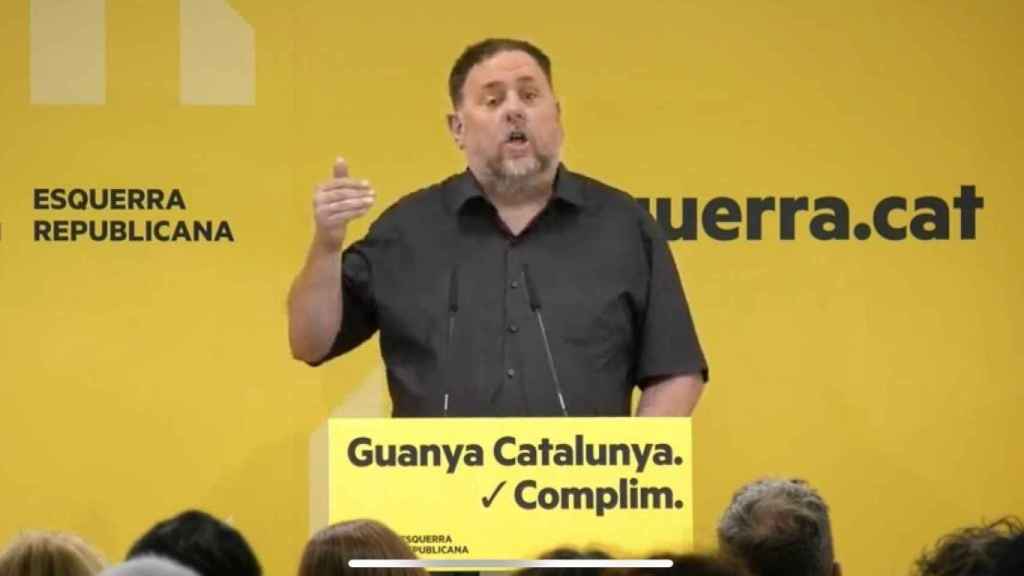 El líder de ERC, Oriol Junqueras