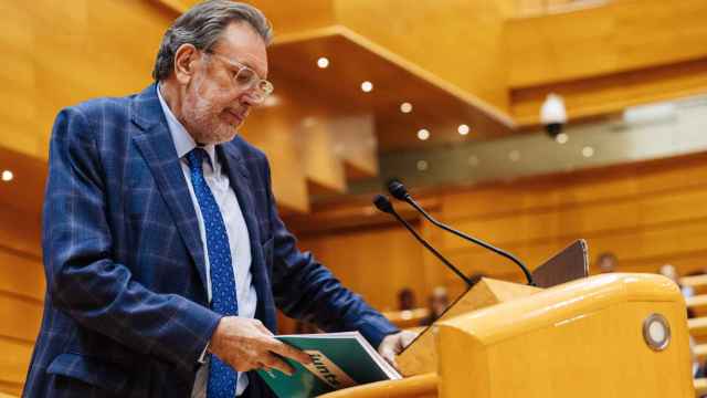 El portavoz de Junts en el Senado, Josep Lluís Cleries