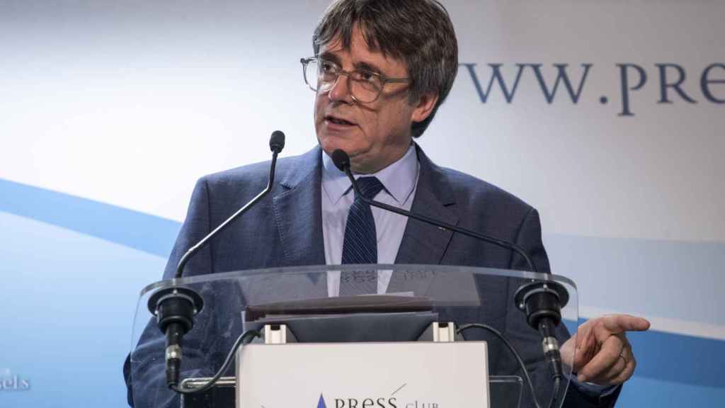 El expresidente de la Generalitat y eurodiputado de Junts, Carles Puigdemont