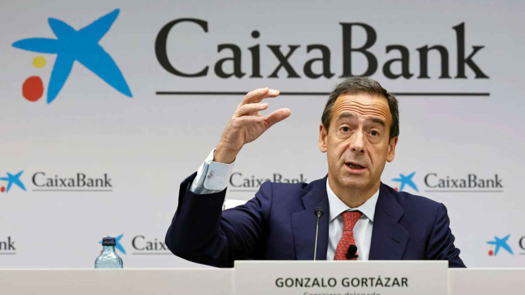 Gonzalo Gortázar, consejero delegado de Caixabank, en un acto corporativo