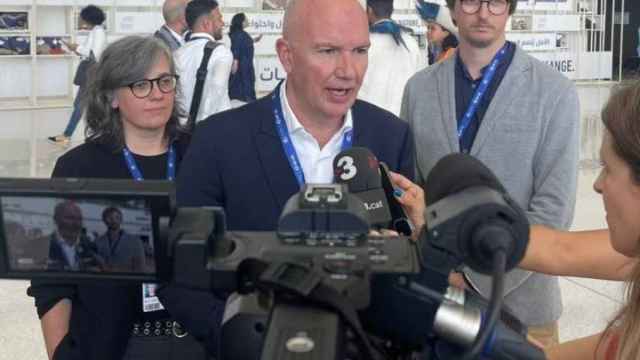 David Mascort, consejero catalán de Acción Climática, en la COP28 de Dubái