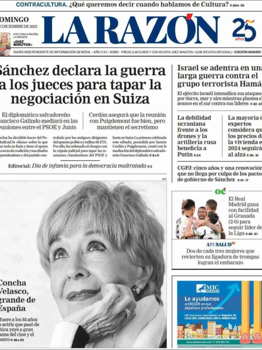 La Razón 3 de diciembre