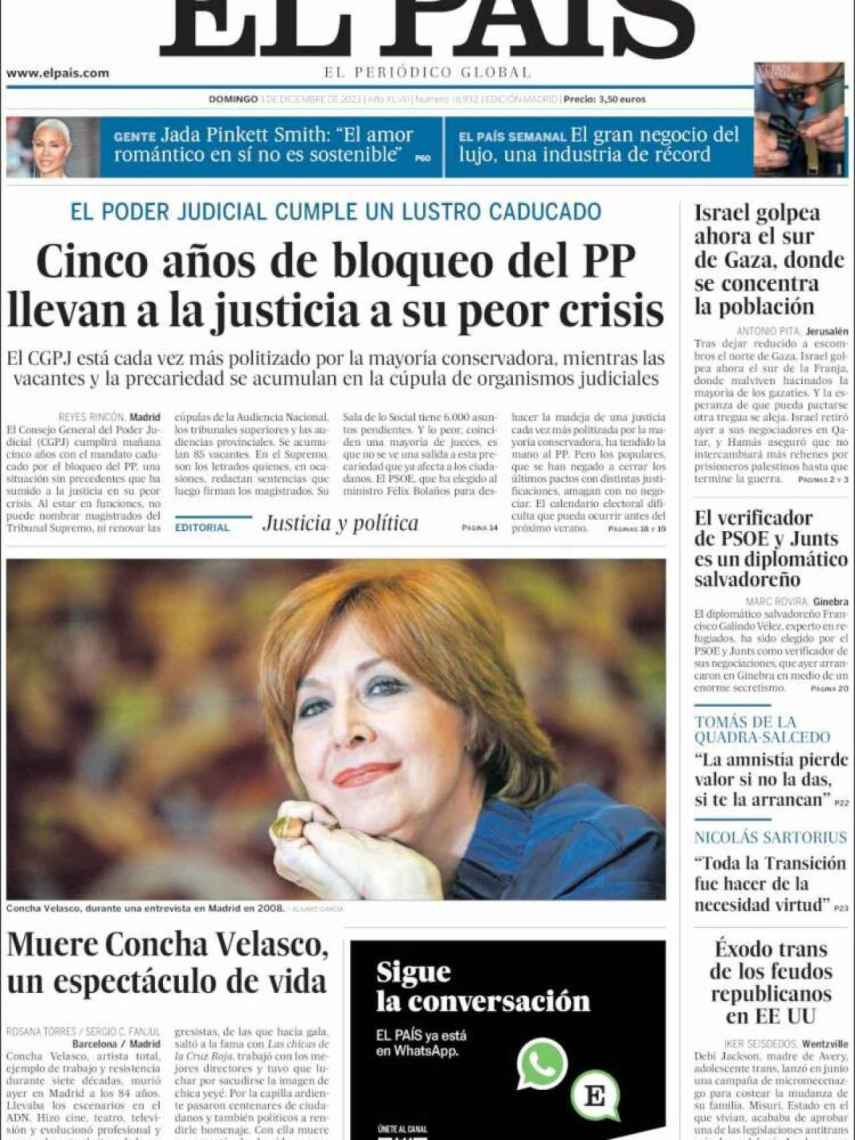 El País 3 de diciembre