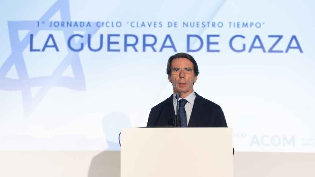 El expresidente del Gobierno José María Aznar