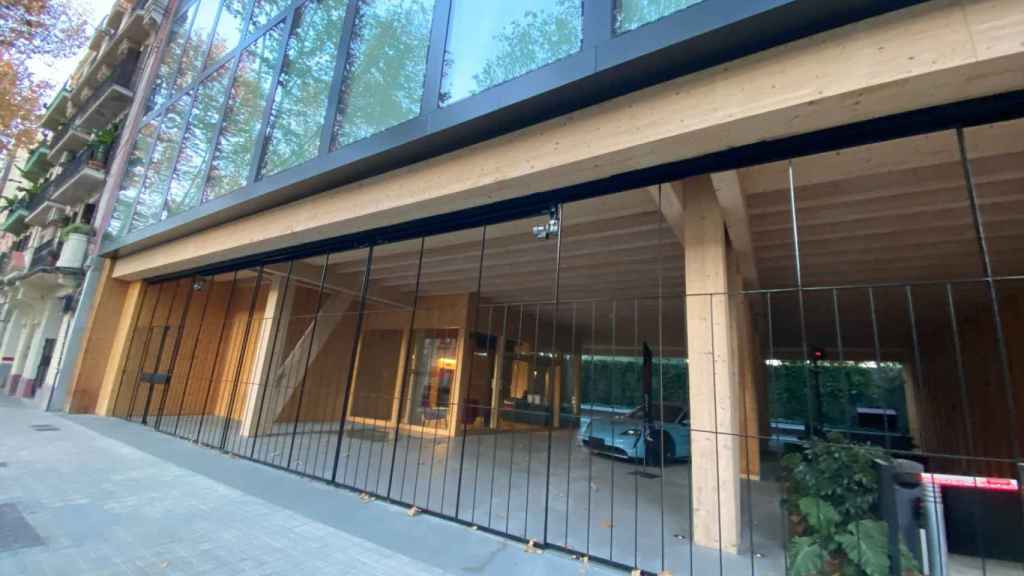 La sede de Porsche Digital en el 22@ de Barcelona, en el edificio de madera Wittywood