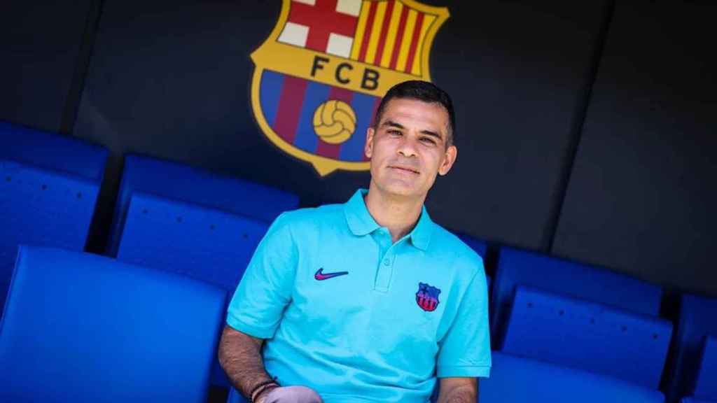 Rafa Márquez, en una imagen como entrenador del filial del Barça