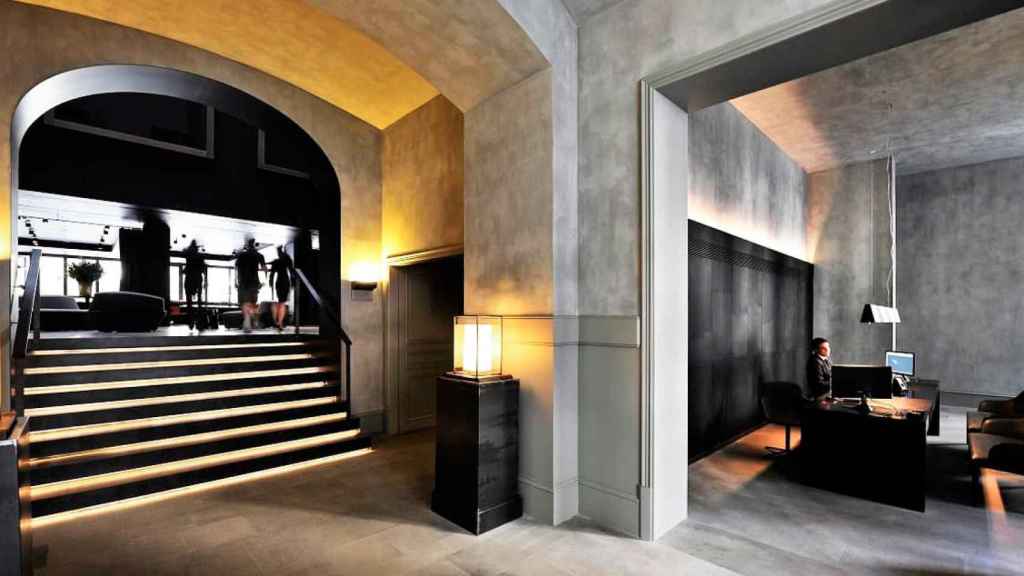 Imagen del 'lobby' del Hotel Alma Barcelona, dela familia Ausejo