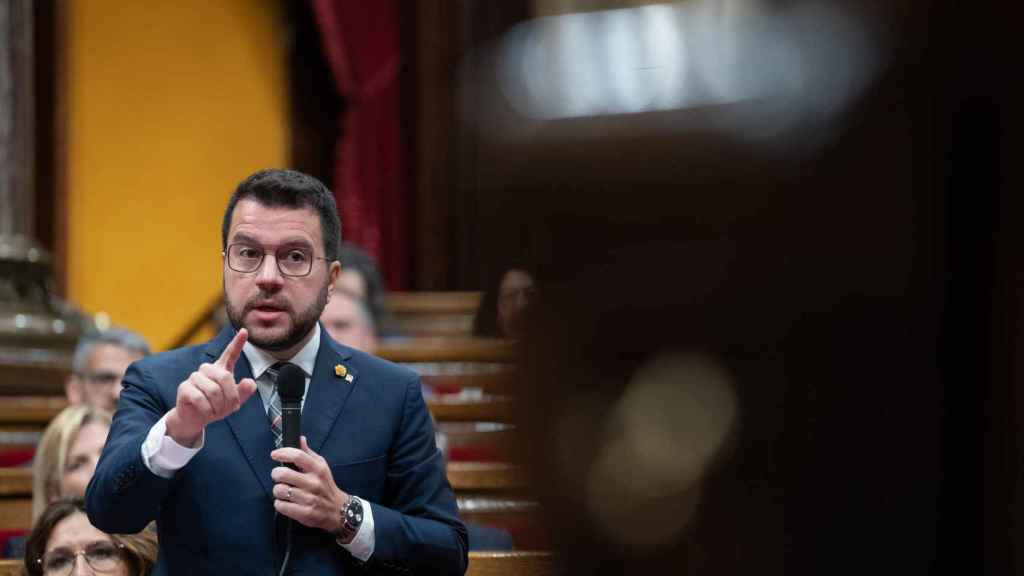 El presidente de la Generalitat, Pere Aragonès