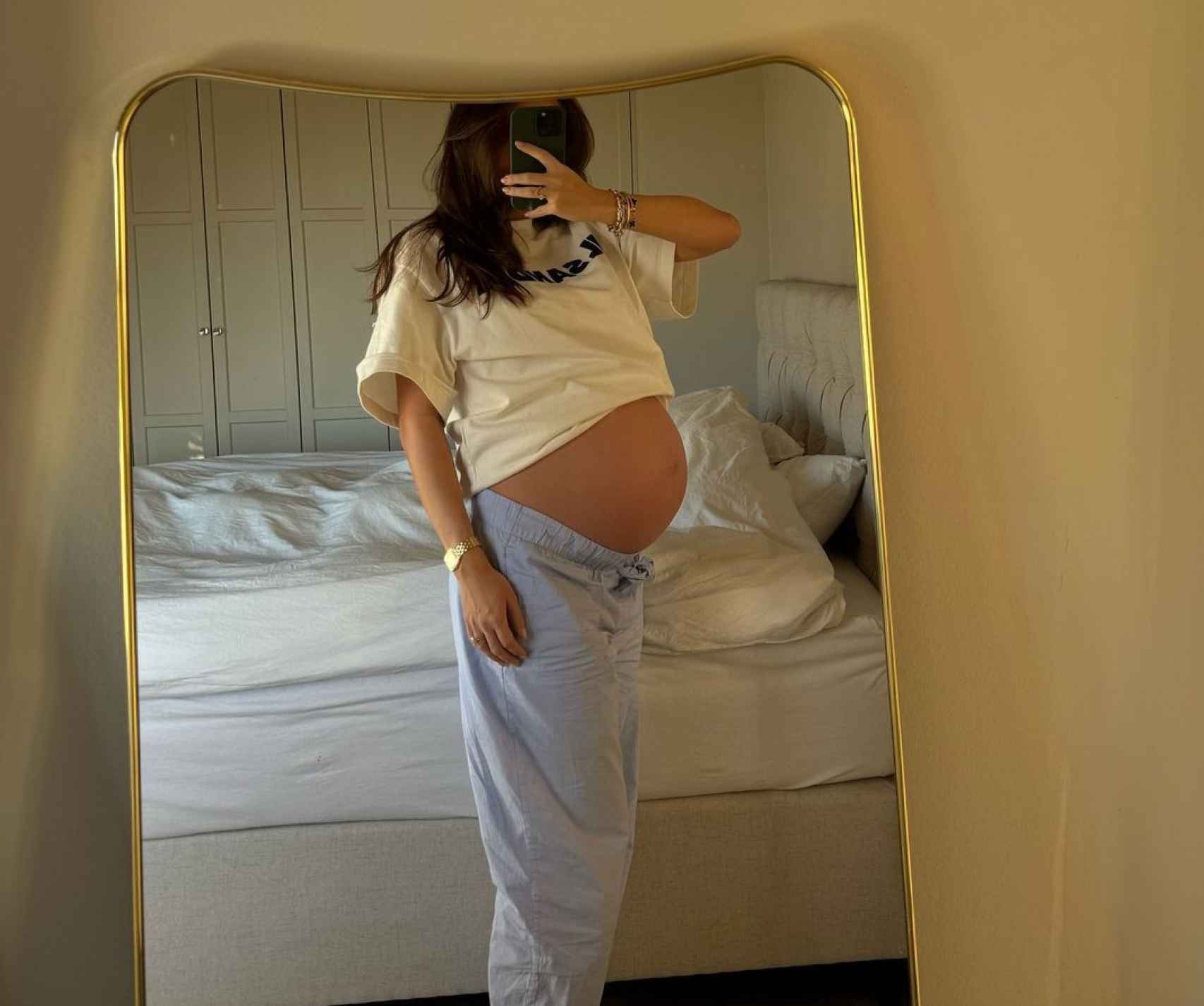 Katrine Friis, a punto de salir de cuentas de su segundo embarazo