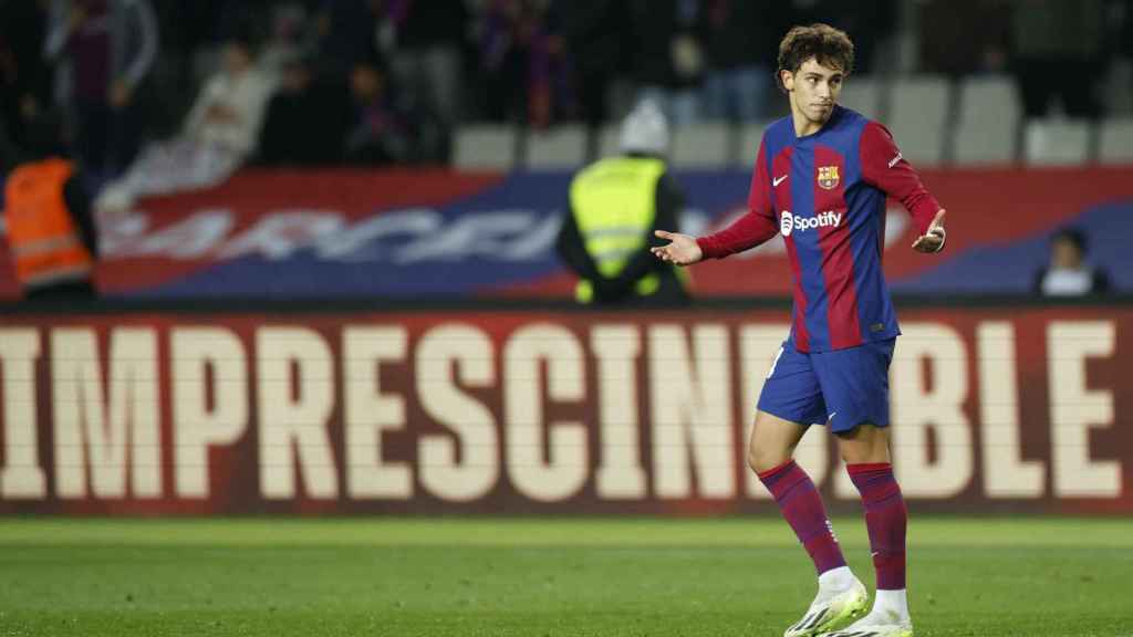 Joao Félix, durante un partido con el FC Barcelona