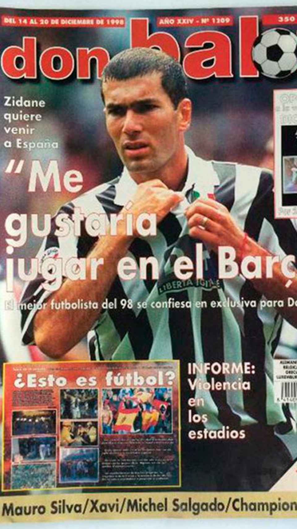 El día que Zidane confesó que quería jugar en el Barça