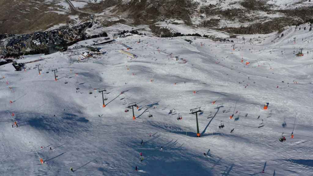 Estación de Baqueira Beret durante el puente de diciembre