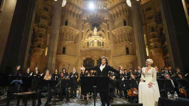 David Bisbal y Pasión Vega en la Sagrada Família