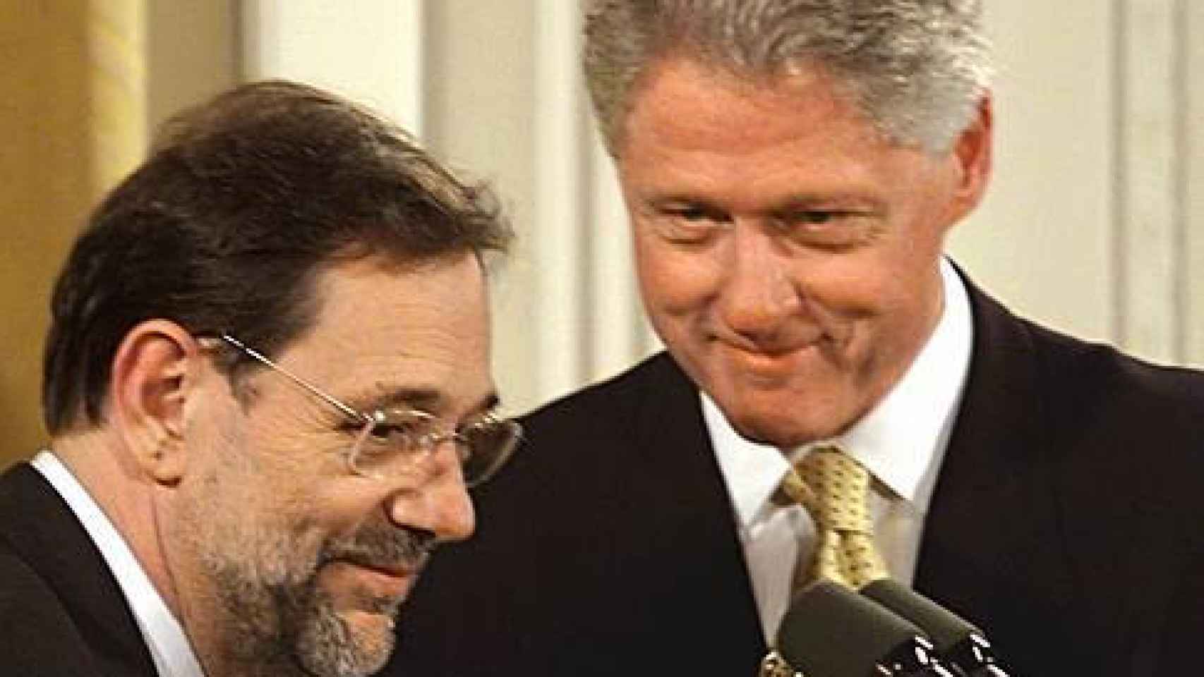 Javier Solana con Bill Clinton