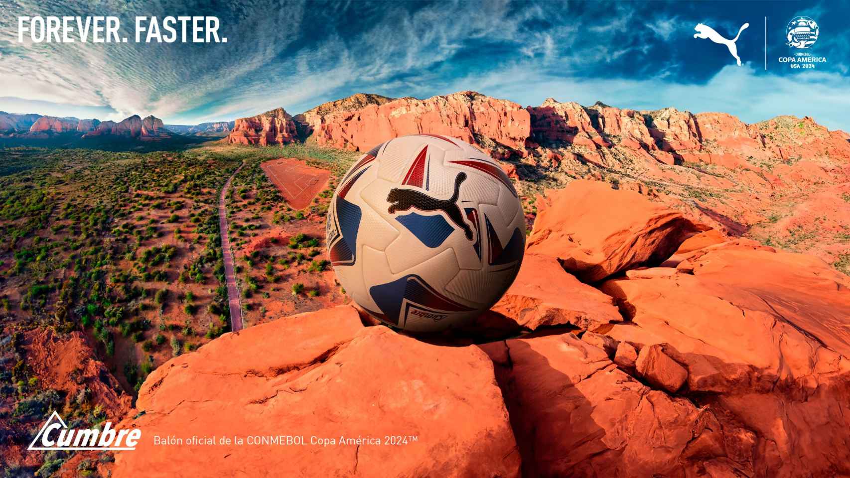 El balón oficial de Puma para la Copa América 2024 de la CONMEBOL