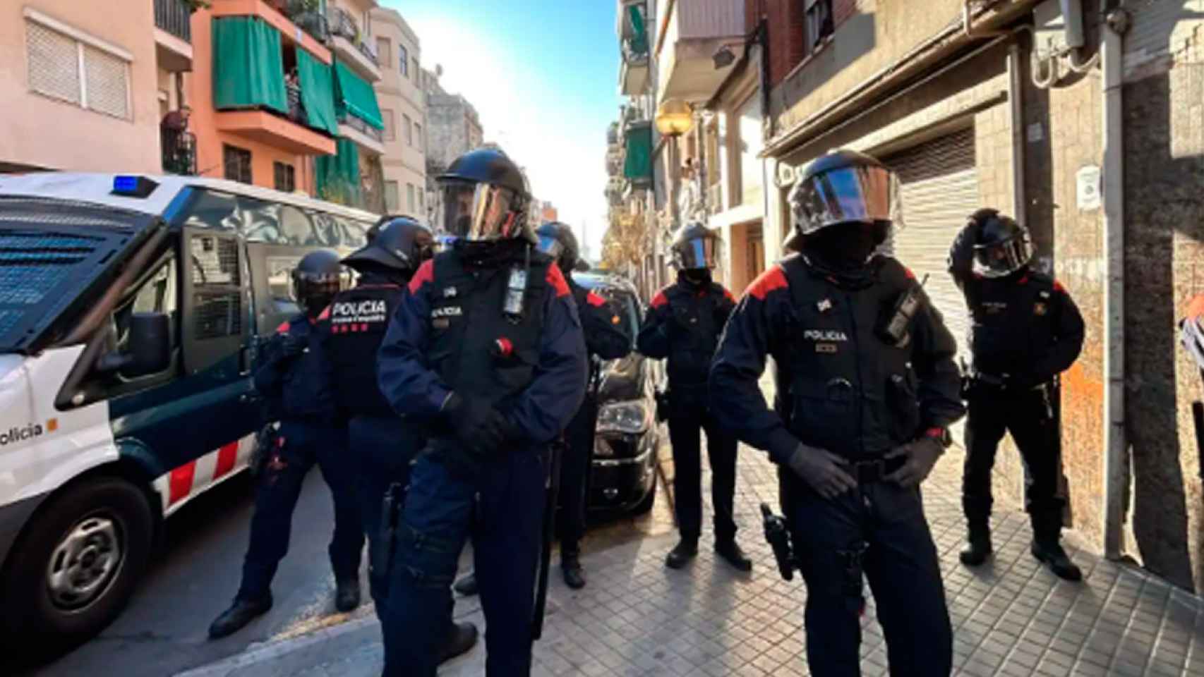 Agentes de la ARRO de Mossos d'Esquadra, en una imagen de archivo