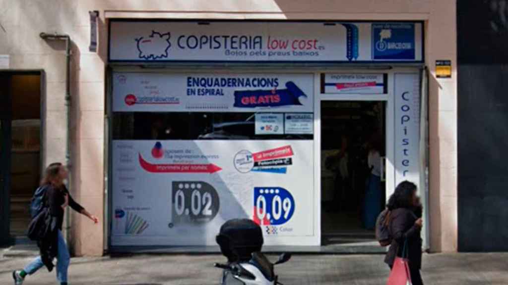 Una de las oficinas de Copistería Low Cost en Barcelona