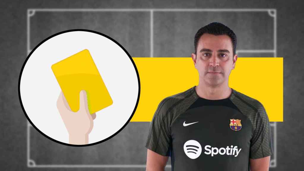 Tarjeta amarilla a Xavi Hernández por los malos resultados