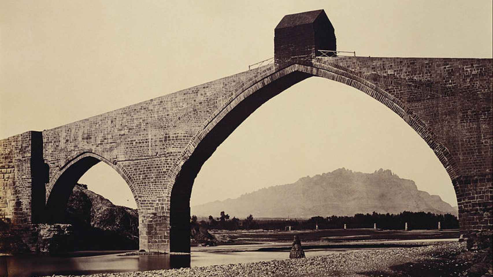 Puente del Diablo en el año 1860