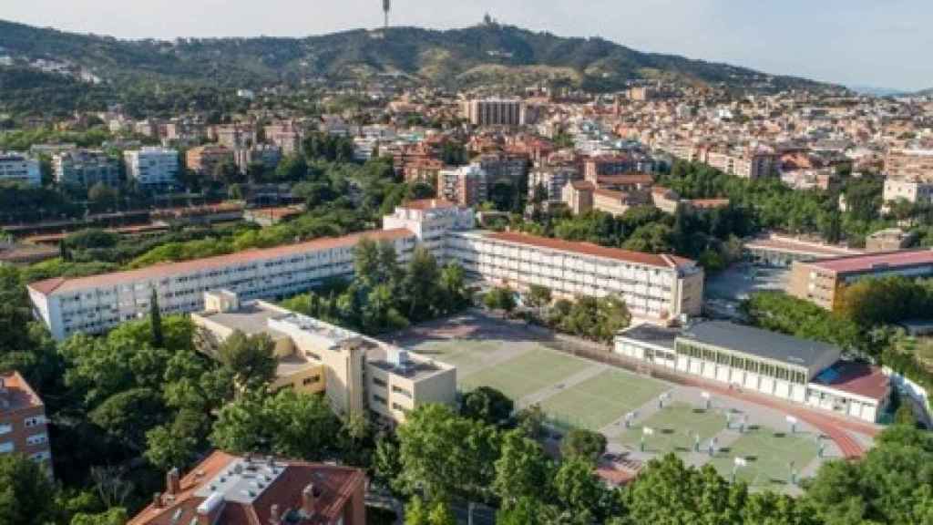 Imagen aérea del Liceo Francés de Barcelona