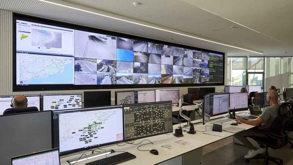 Sala de control del Centro de Seguridad Vial