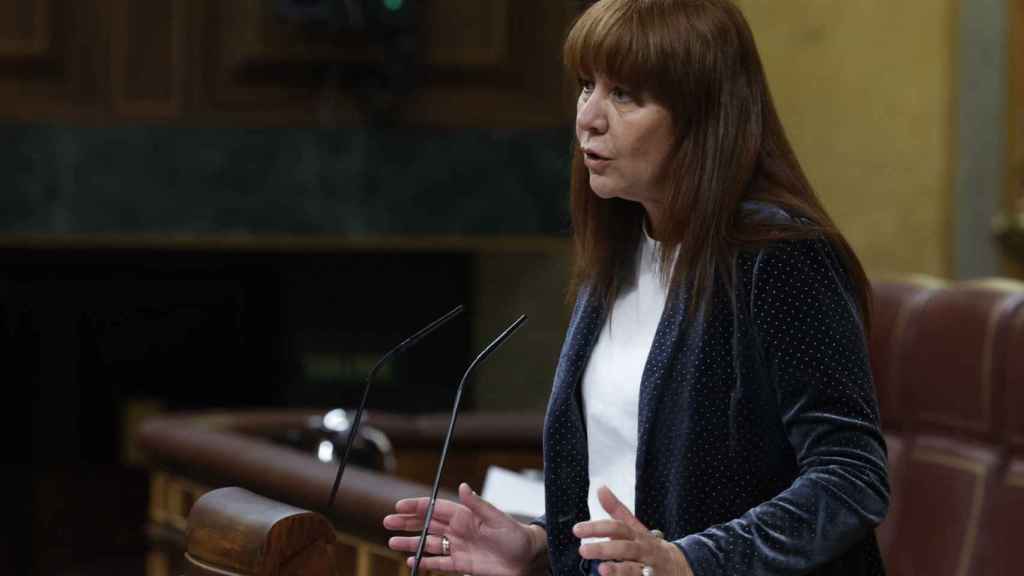 La diputada de Junts Marta Madrenas, en una de sus intervenciones en el Congreso