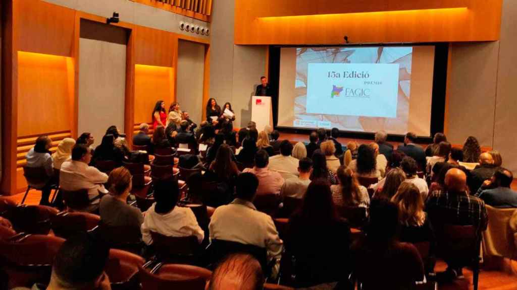 Público en los premios Fagic 2023, celebrados en la sede de la SGAE en Barcelona