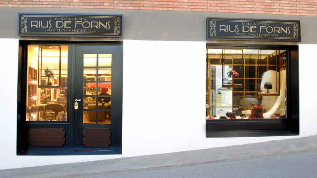 El 'showroom' Rius de Forns, abierto en 1922, y ahora cerrado