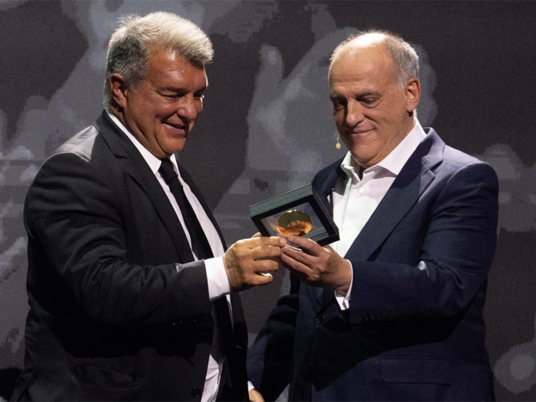 Tebas da la sorpresa y manda un mensaje de tranquilidad al barcelonismo:  alivio para Laporta