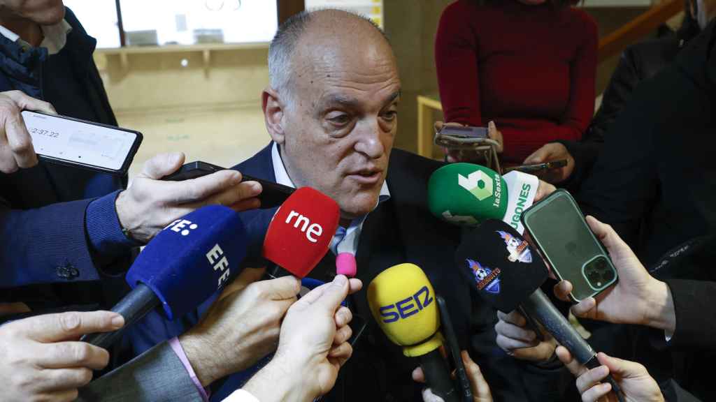 Javier Tebas declara ante los medios tras la sentencia del TJUE sobre la Superliga