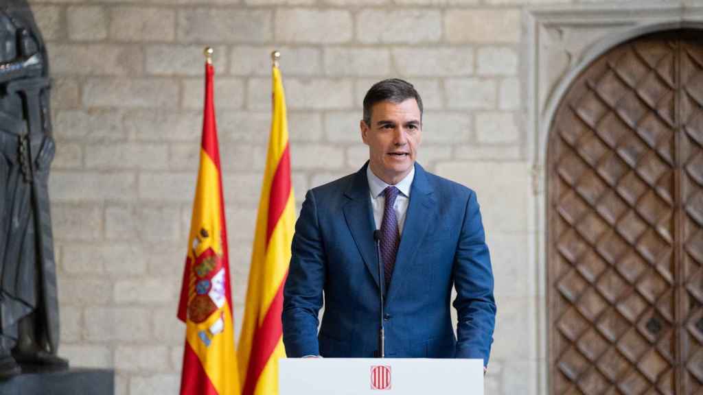 Rueda de prensa tras el encuentro de Pere Aragonès y Pedro Sánchez en Barcelona