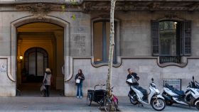 La Notaría de Barcelona en la que se ha subastado la 'Femme en Flammes' de Salvador Dalí