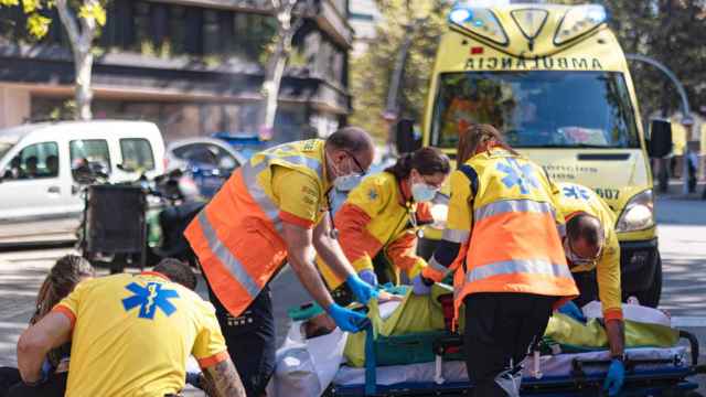 Sanitarios del sistema de ambulancias de Cataluña