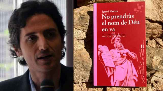 Ignasi Moreta y su libro ‘No prendràs el nom de Déu en va’