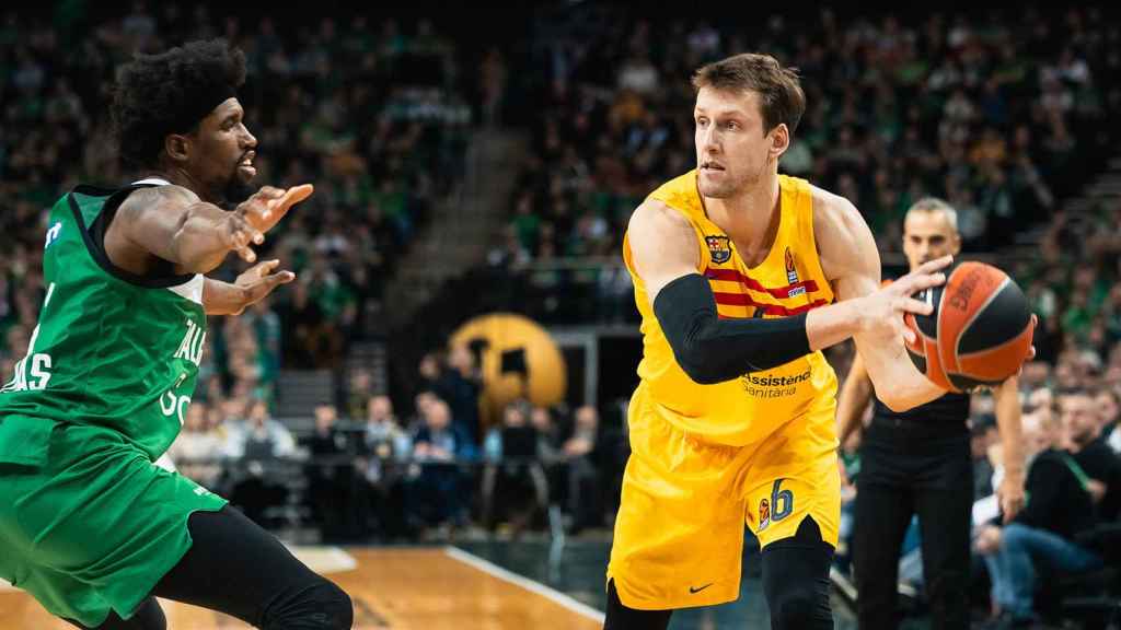 Jan Vesely, el MVP del Barça de basket contra el Zalgiris Kaunas