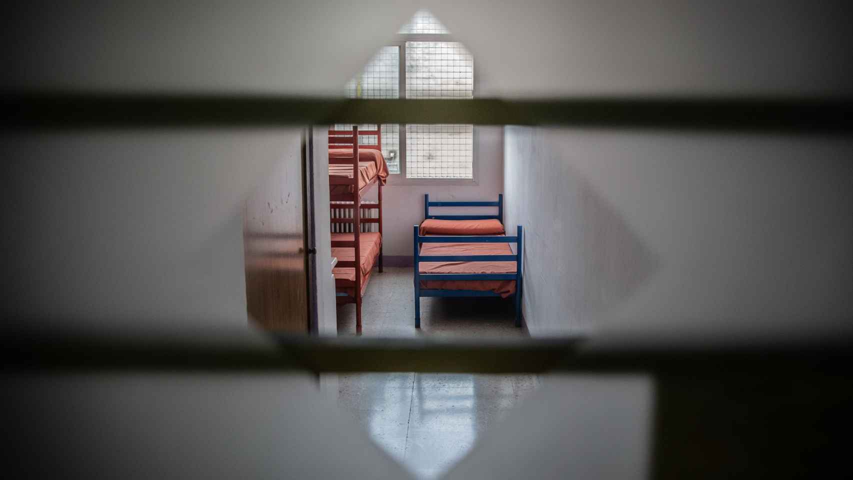 Una de las habitaciones del Centro Penitenciario de Mujeres de Barcelona Wad-Ras, en Barcelona