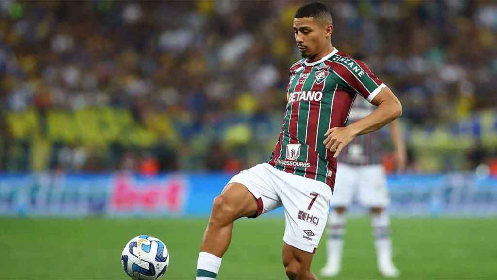 André Trindade, durante un partido con Fluminense