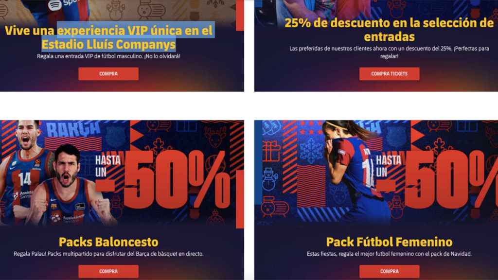 Las rebajas descomunales del Barça por estas fiestas