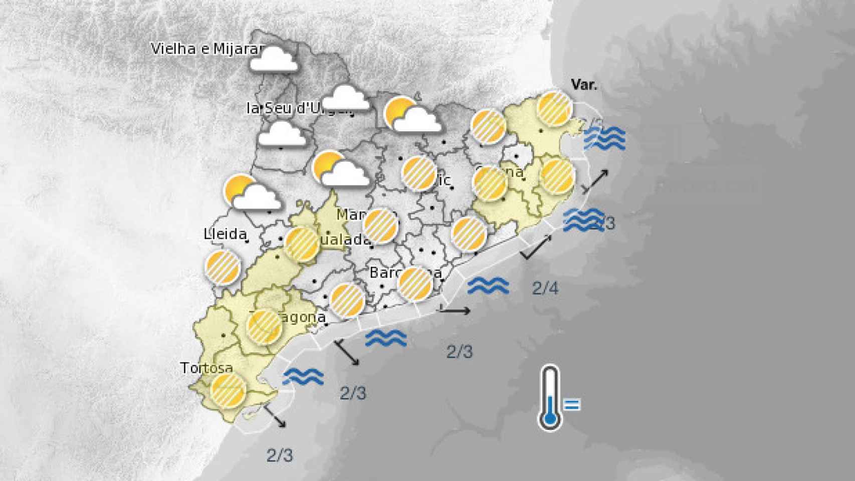 Las comarcas de Cataluña que están en alerta por frío
