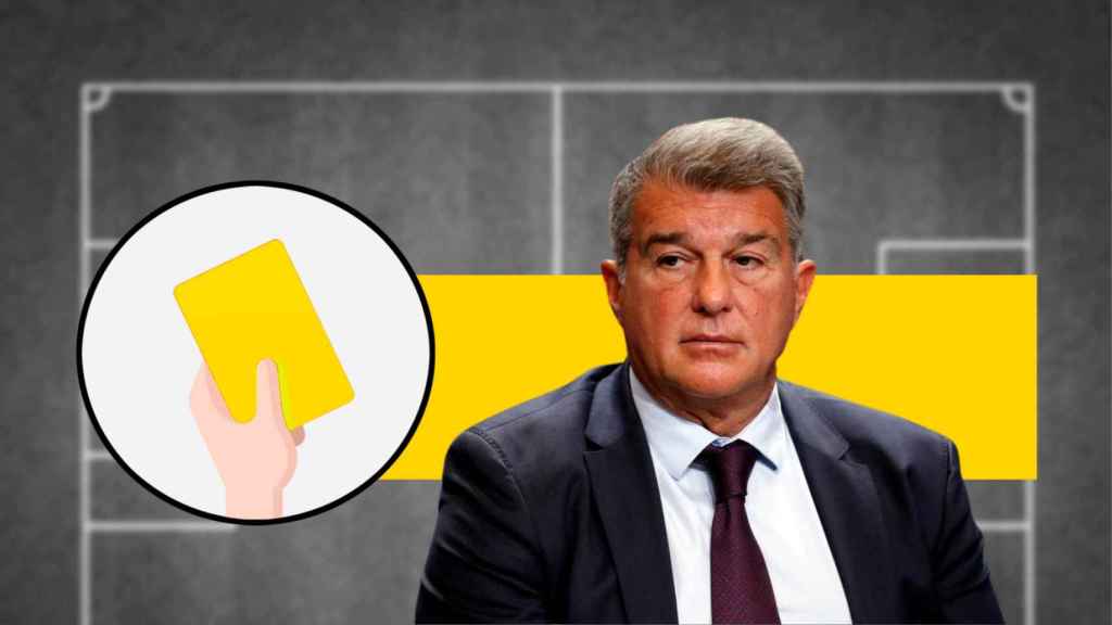 Tarjeta amarilla a Joan Laporta